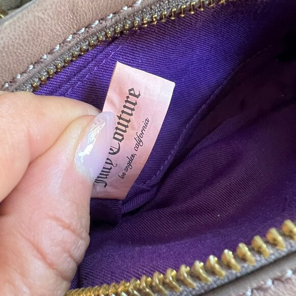 Y2K JUICY COUTURE MINI LEATHER WALLET BAG - Picture 5 of 5